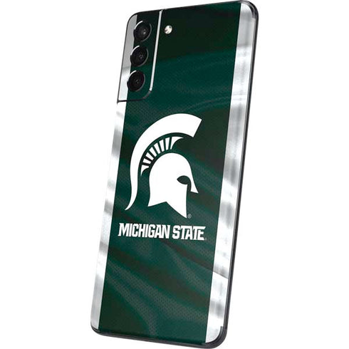 Michigan State University Away Grey Jersey Galaxy S21 Plus 5G Skin